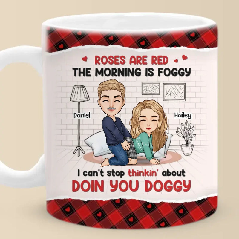 Naughty Vibes Only - Couple Personalized Custom Mug - Gift For Husband Wife, Anniversary