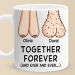 Together Forever - Couple Personalized Custom Mug - Gift For Husband, Wife, Couple