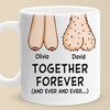 Together Forever - Couple Personalized Custom Mug - Gift For Husband Wife, Anniversary