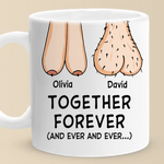 Together Forever - Couple Personalized Custom Mug - Gift For Husband, Wife, Couple