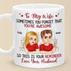 So Many Of My Smiles Begin With You - Couple Personalized Custom Mug - Gift For Husband Wife, Anniversary