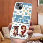 A Bond That Can't Be Broken - Dog Personalized Custom 3D Inflated Effect Printed Clear Phone Case - Gift For Dog Lovers, Kids