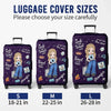 The Sky Is Calling And I Must Go - Travel Personalized Custom Luggage Cover - Summer Vacation Gift, Gift For Adventure Travel Lovers