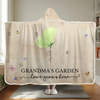 Family Is Where Love Is Endless - Family Personalized Custom Snuggle Blanket, Hoodie Blanket - Gift For Mom, Grandma