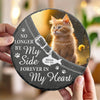 Custom Photo A Loyal Friend, A Gentle Spirit - Memorial Personalized Custom Round Shaped Stone With Stand - Sympathy Gift For Pet Owners, Pet Lovers