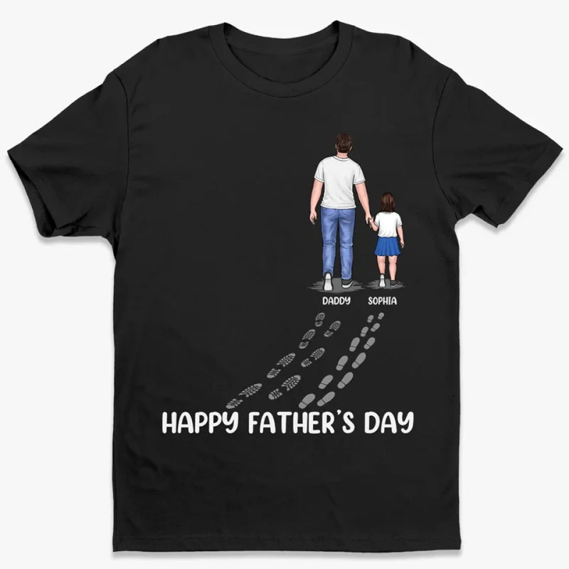 My Dad Is My Hero - Family Personalized Custom Unisex T-shirt, Premium T-shirt, Hoodie - Father's Day, Birthday Gift For Dad