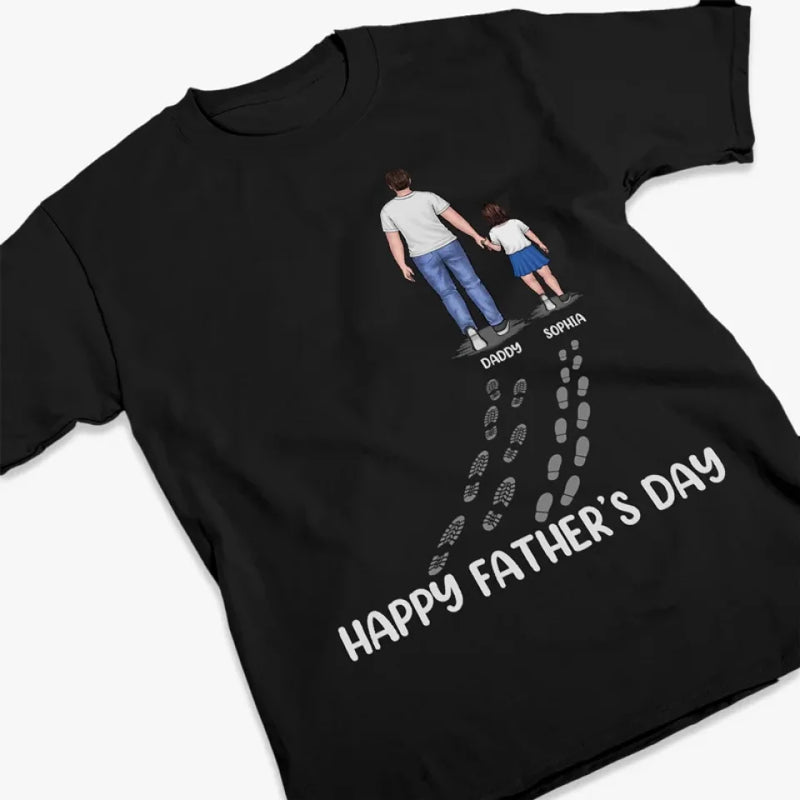 My Dad Is My Hero - Family Personalized Custom Unisex T-shirt, Premium T-shirt, Hoodie - Father's Day, Birthday Gift For Dad
