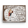 In You, I've Found My Forever - Couple Personalized Custom Horizontal Rectangle Shaped Building Brick Blocks - Gift For Husband Wife, Anniversary