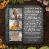 Custom Photo Remembering Our Love That Guides Us Forever - Memorial Personalized Custom Square Shaped Stone With Stand - Sympathy Gift For Family Members