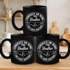 Love Makes A Family - Family Personalized Custom Black Mug - Gift For Family Members