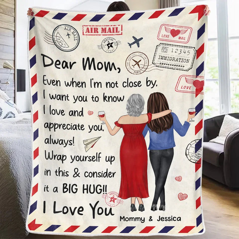 My First Love, My Forever Hero - Family Personalized Custom Blanket - Gift For Mom, Daughter