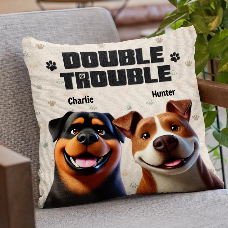 We Rule The House - Dog Personalized Custom Pillow - Gift For Pet Owners, Pet Lovers