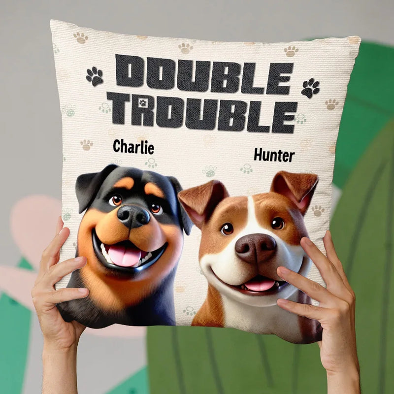 We Rule The House - Dog Personalized Custom Pillow - Gift For Pet Owners, Pet Lovers