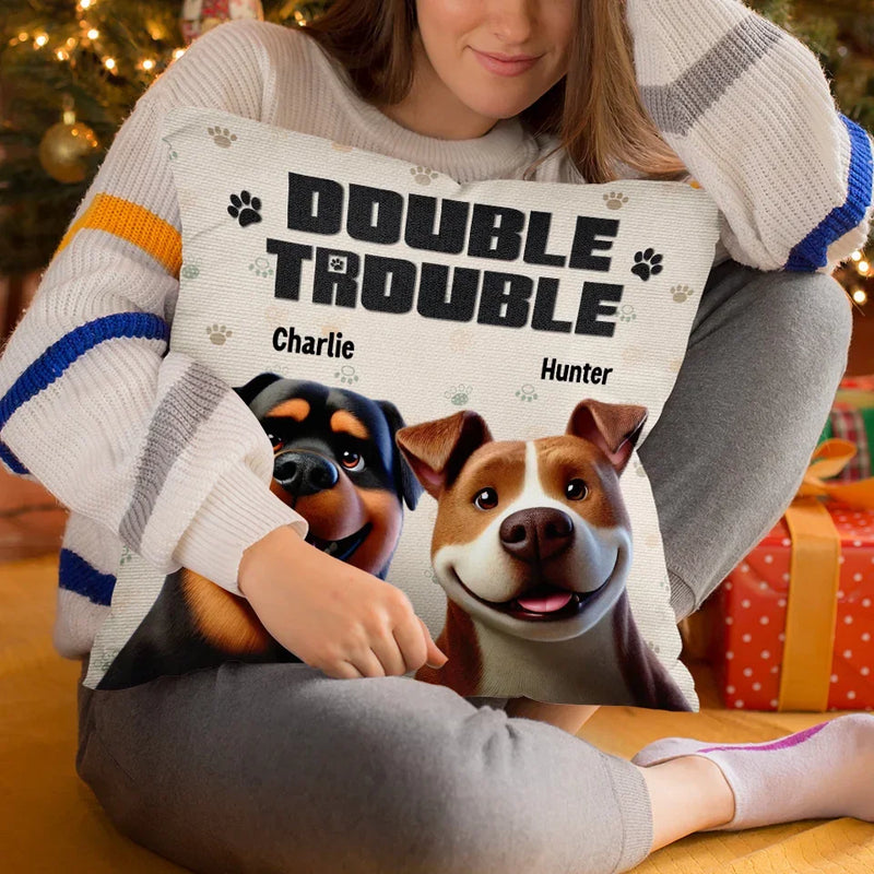 We Rule The House - Dog Personalized Custom Pillow - Gift For Pet Owners, Pet Lovers