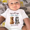 My Bestie Has Paws - Dog Personalized Custom Baby Onesie - Baby Shower Gift, Gift For Pet Owners, Pet Lovers