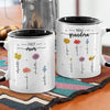 We Are Born Of Love, Love Is Our Mum - Family Personalized Custom Accent Mug - Mother's Day, Gift For Mom, Grandma