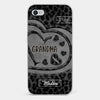 Grandma’s Love Makes Life Sweeter - Family Personalized Custom Clear Phone Case - Gift For Mom, Grandma