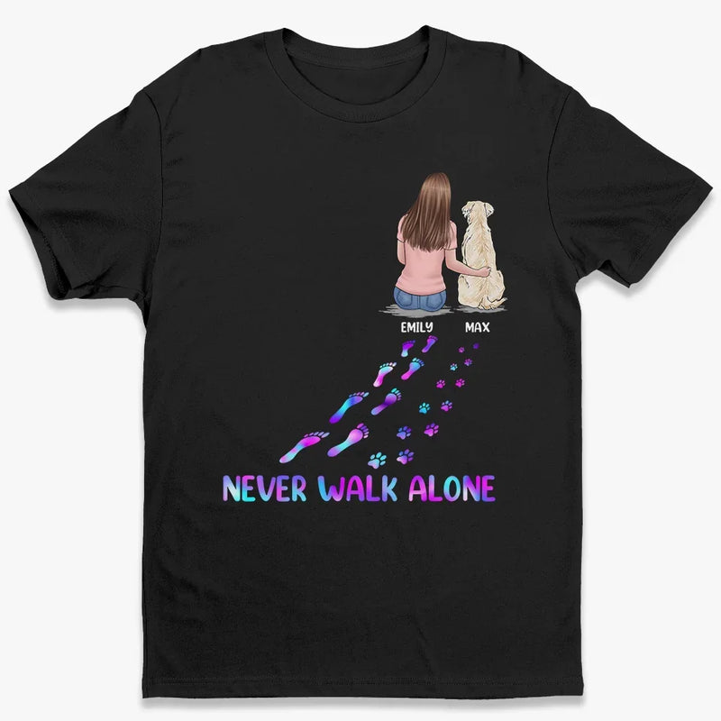 Paws And Paths, The Perfect Duo - Dog Personalized Custom Unisex T-shirt, Premium T-shirt, Hoodie - Gift For Pet Owners, Pet Lovers