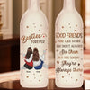 Laughter, Love, And Endless Memories - Bestie Personalized Custom Bottle Lamp - Gift For Best Friends, BFF, Sisters