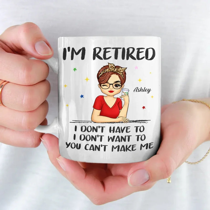 The Adventure Begins - Personalized Custom Mug - Appreciation, Retirement Gift For Coworkers, Work Friends, Colleagues, Family Members