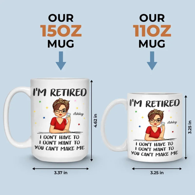 The Adventure Begins - Personalized Custom Mug - Appreciation, Retirement Gift For Coworkers, Work Friends, Colleagues, Family Members