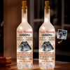 Custom Photo Welcome To The World, Little One - Family Personalized Custom Bottle Lamp - Baby Shower Gift, Gift For First Mom