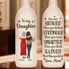 Daughters Are The Joy Of A Mother’s Heart - Family Personalized Custom Bottle Lamp - Gift For Mom, Daughter