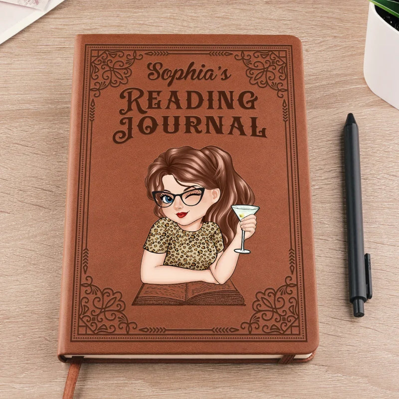 Love Is Finding Joy In What Lights Your Soul - Family Personalized Custom Leather Journal - Mother's Day, Gift For Mom, Grandma