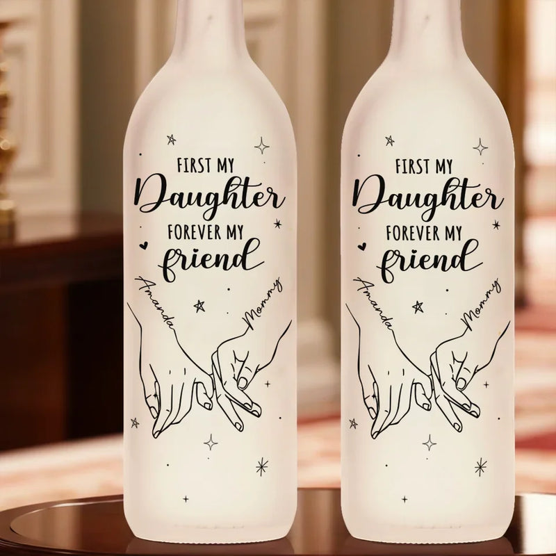You Are My Forever Soulmate - Family Personalized Custom Bottle Lamp - Gift For Mom, Daughter