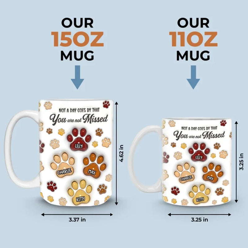 Not All Angels Have Wings, Some Have Fur - Memorial Personalized Custom 3D Inflated Effect Printed Mug - Sympathy Gift For Pet Owners, Pet Lovers