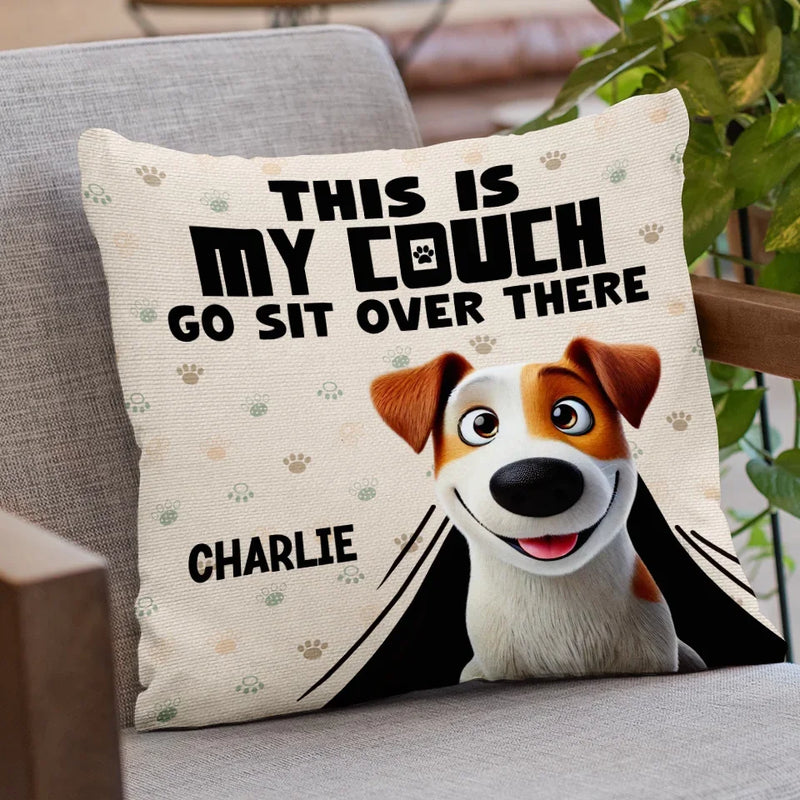 Our Spot, Our Chair - Dog Personalized Custom Pillow - Gift For Pet Owners, Pet Lovers