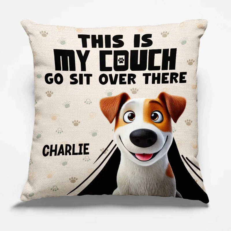Our Spot, Our Chair - Dog Personalized Custom Pillow - Gift For Pet Owners, Pet Lovers
