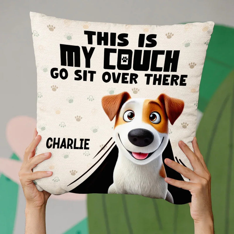 Our Spot, Our Chair - Dog Personalized Custom Pillow - Gift For Pet Owners, Pet Lovers
