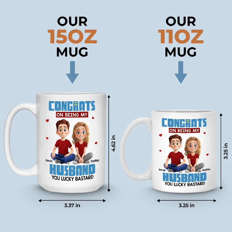 I Found My Missing Piece In You - Couple Personalized Custom Mug - Gift For Husband Wife, Anniversary