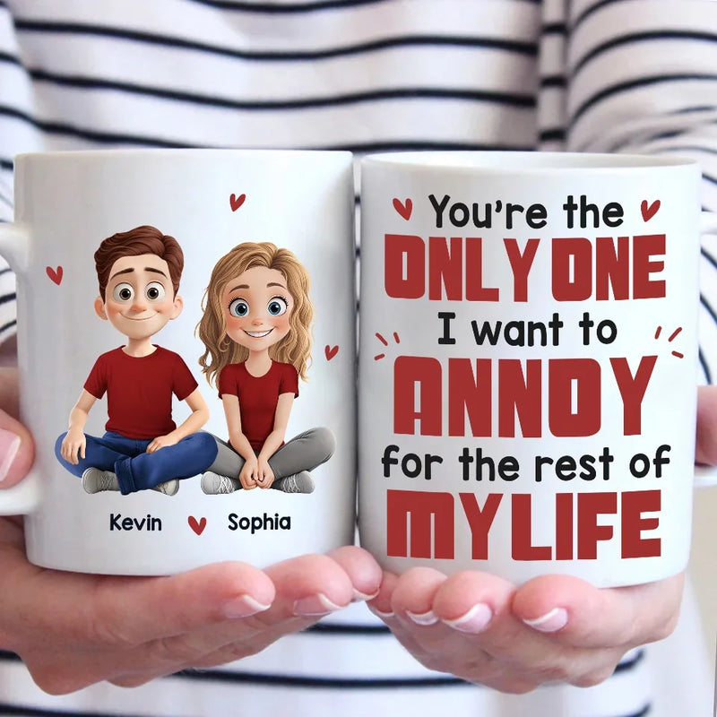 Life Is Better When We’re Together - Couple Personalized Custom Mug - Gift For Husband Wife, Anniversary