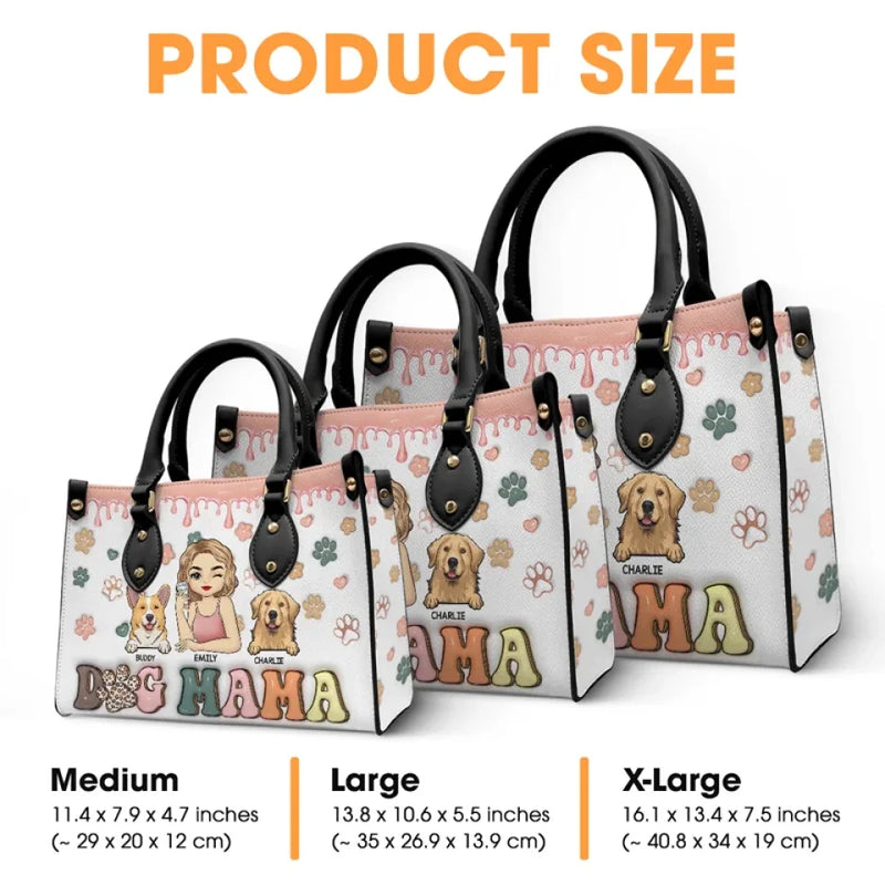 Life Would Be Boring Without Me - Dog & Cat Personalized Custom 3D Inflated Effect Printed Leather Handbag - Gift For Pet Owners, Pet Lovers