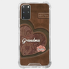 Her Love Blossoms In Every Season - Family Personalized Custom Clear Phone Case - Gift For Mom, Grandma