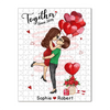 You And Me, Forever And Always - Couple Personalized Custom Jigsaw Puzzle - Gift For Husband Wife, Anniversary, LGBTQ+