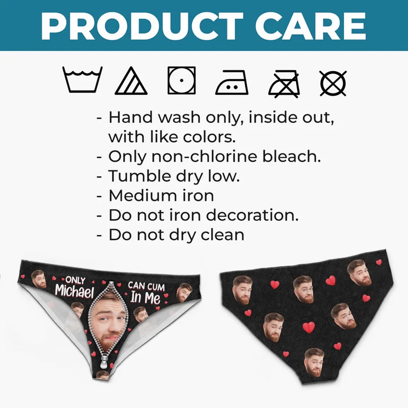 Custom Photo You Are My Missing Piece - Couple Personalized Women Briefs - Gift For Husband Wife, Anniversary