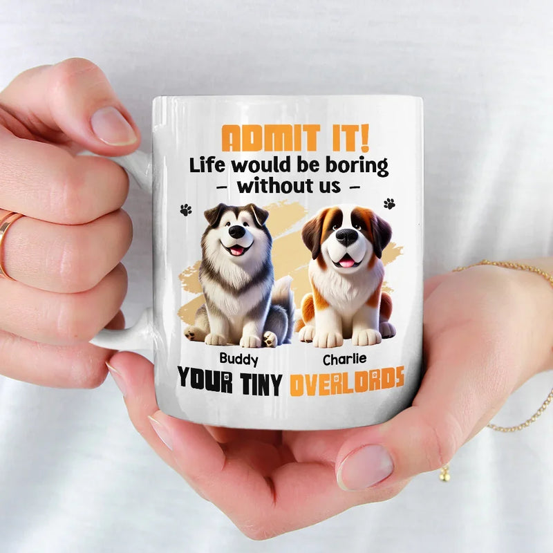 Furry Friends, Forever Loved - Dog Personalized Custom Mug - Gift For Pet Owners, Pet Lovers