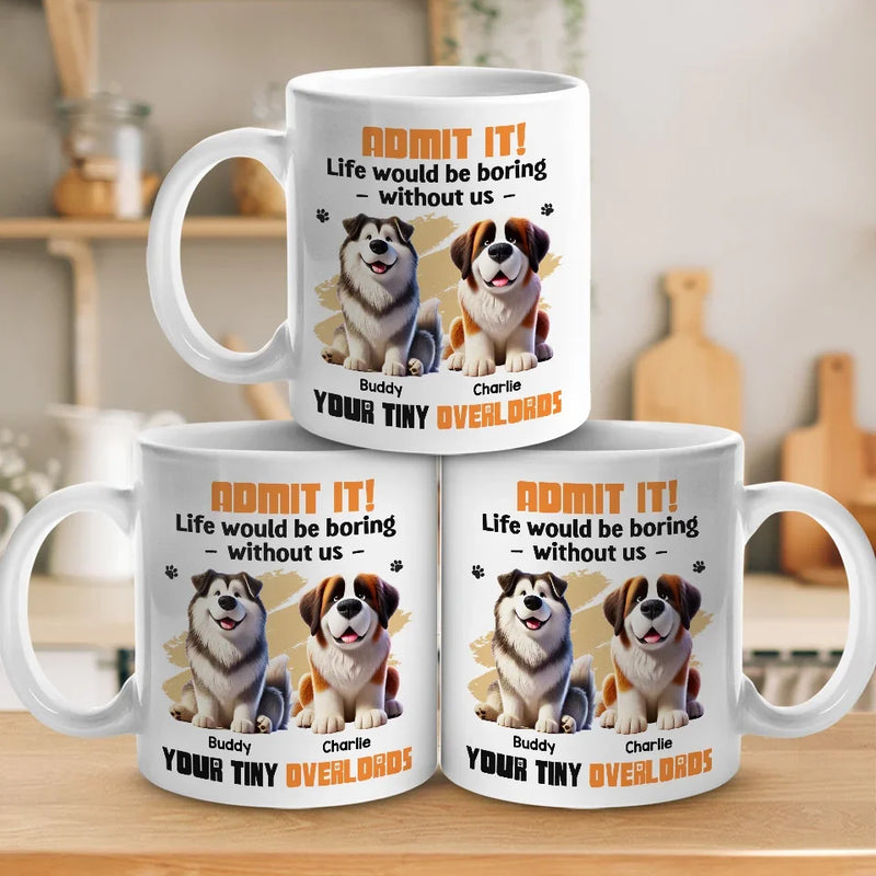 Furry Friends, Forever Loved - Dog Personalized Custom Mug - Gift For Pet Owners, Pet Lovers
