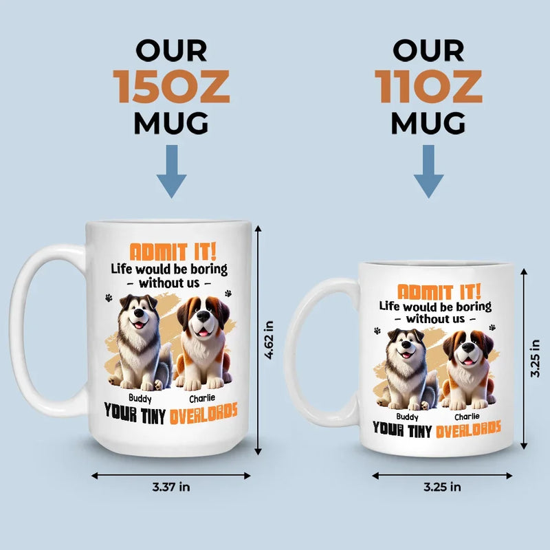 Furry Friends, Forever Loved - Dog Personalized Custom Mug - Gift For Pet Owners, Pet Lovers