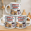 Custom Photo Home Is Where The Pet Hair Sticks To Everything But The Pet - Dog & Cat Personalized Custom Mug - Gift For Pet Owners, Pet Lovers