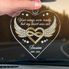 Your Memory Is A Treasure We Hold Dear - Memorial Personalized Custom Car Ornament - Acrylic Custom Shaped - Sympathy Gift For Family Members