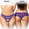 Custom Photo Only You Can Insert Here - Couple Personalized Women Briefs - Gift For Husband Wife, Anniversary