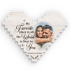 Custom Photo My Favorite Place In All The World Is You - Couple Personalized Custom Heart Shaped Building Brick Blocks - Gift For Husband Wife, Anniversary