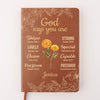 Unique And Full Of Charm, It's You - Family Personalized Custom Leather Journal - Gift For Yourself, Best Friends, Siblings, Family Members