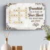 Grandchildren Are The Sunshine Of Life - Family Personalized Custom Horizontal Canvas - Gift For Grandma, Grandpa, Grandkid