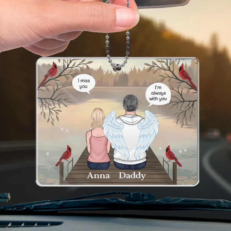 I’ll Be The Star That Lights Your Path - Memorial Personalized Custom Car Ornament - Acrylic Custom Shaped - Sympathy Gift For Family Members