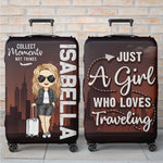 Chase What Makes Your Spirit Soar - Travel Personalized Custom Luggage Cover - Summer Vacation Gift, Gift For Women, Travel Lovers